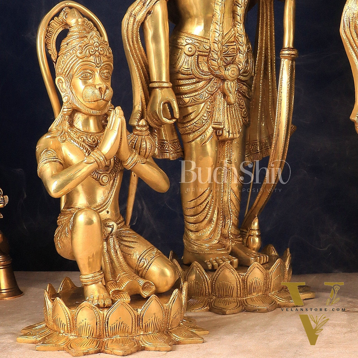Pure Brass Large Ram Darbar Idols | 27" Height