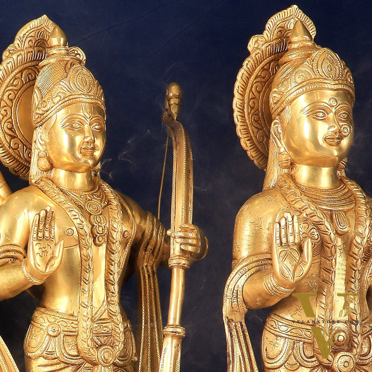 Pure Brass Large Ram Darbar Idols | 27" Height