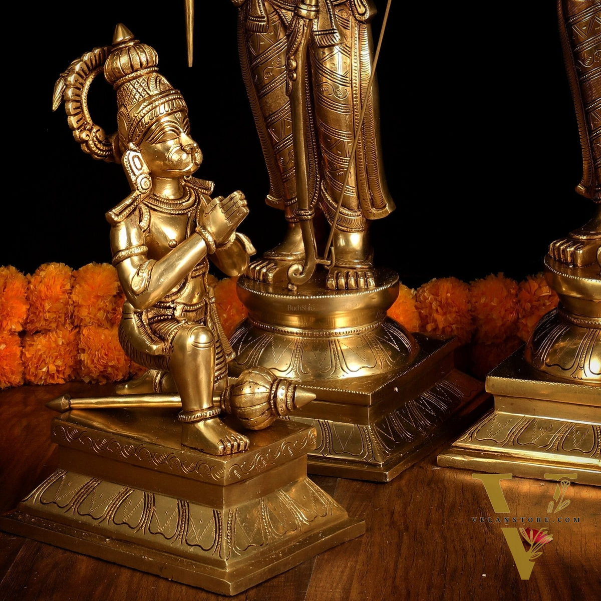 Pure Brass Large Ram Darbar Set | Superfine Quality | 27 Inch |