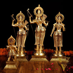 Pure Brass Large Ram Darbar Set | Superfine Quality | 27 Inch |