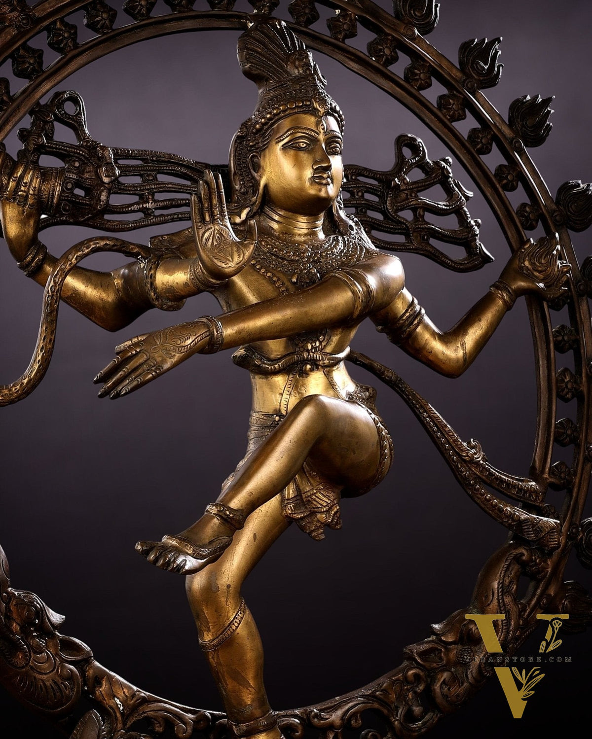 Pure Brass large sized Nataraja Statue - 33 inch