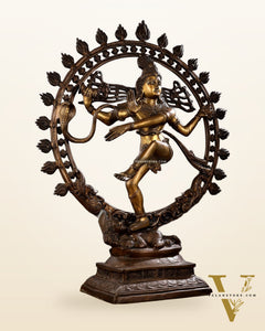 Pure Brass large sized Nataraja Statue - 33 inch