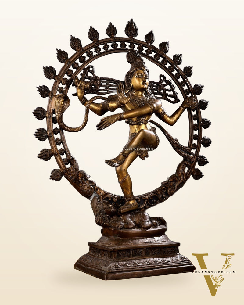 Pure Brass large sized Nataraja Statue - 33 inch