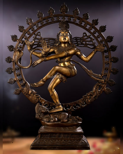 Pure Brass large sized Nataraja Statue - 33 inch
