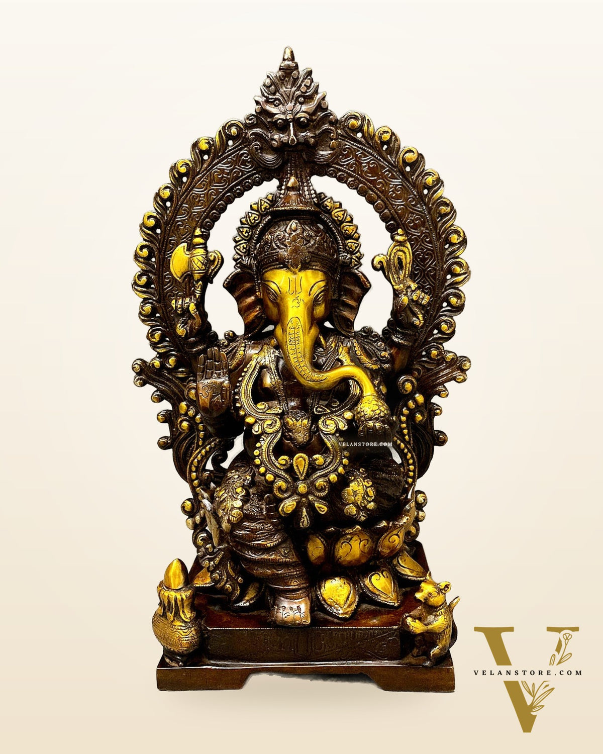 Pure Brass Lord ganesha idol 18 inch