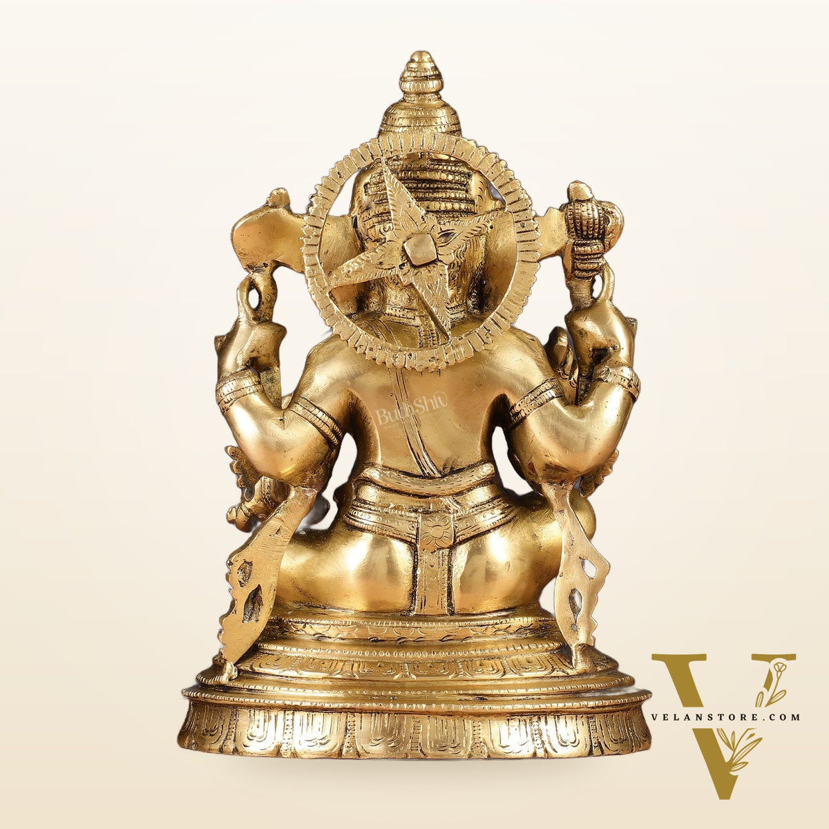 Pure Brass Lord Ganesha Statue 10" finely crafted