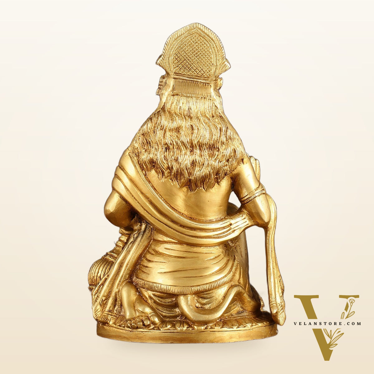 Pure Brass Lord Hanuman idol 9 inch