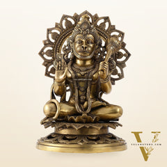 Pure Brass Lord Hanuman Statue - 18 inch