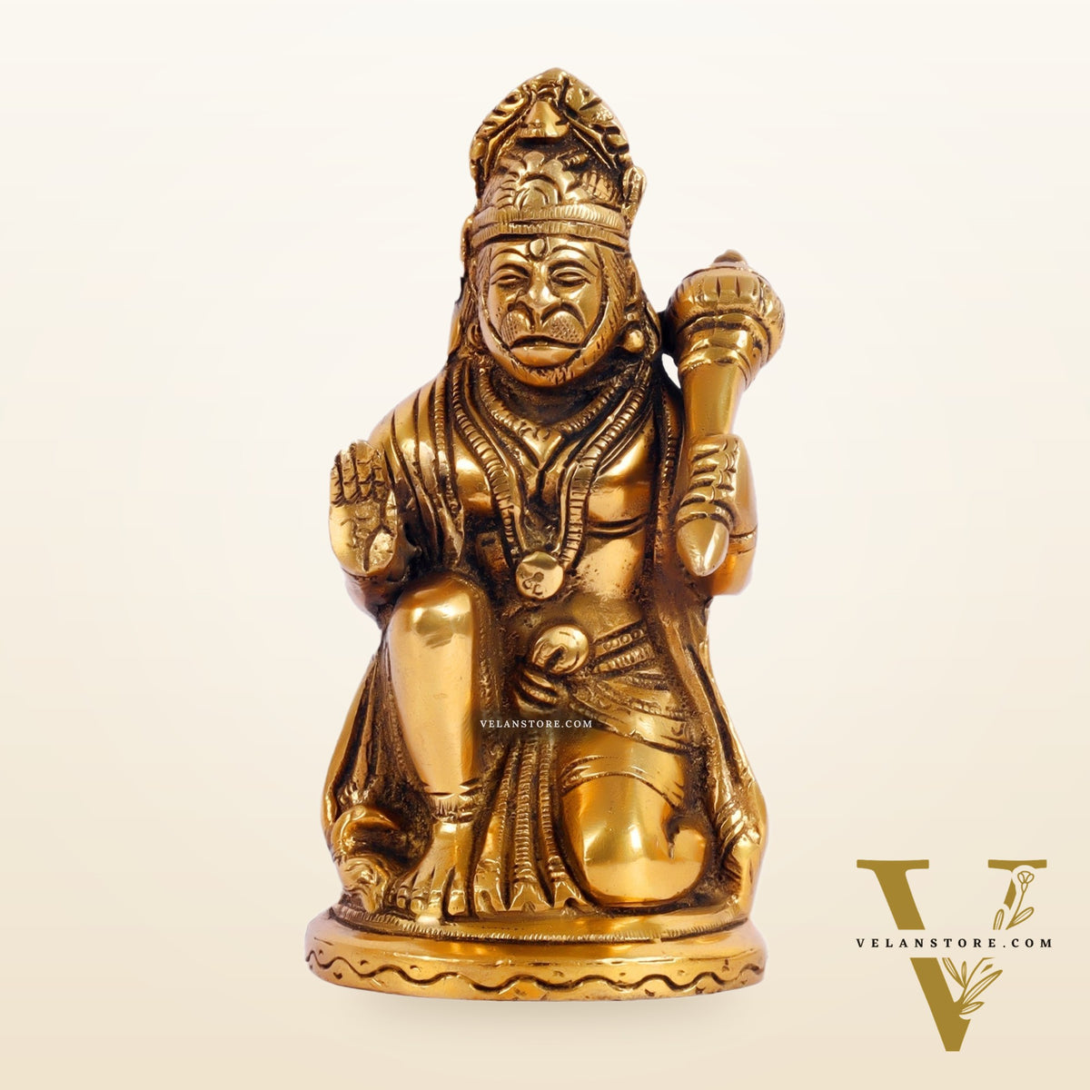Pure Brass Lord Hanuman Statue | 5.75 inch Height