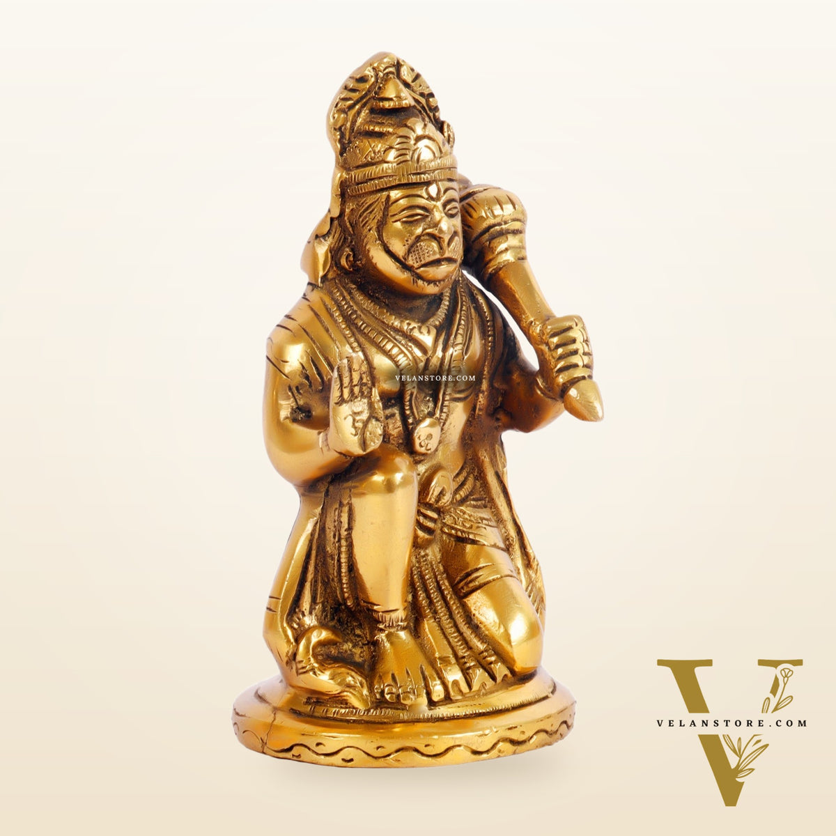 Pure Brass Lord Hanuman Statue | 5.75 inch Height