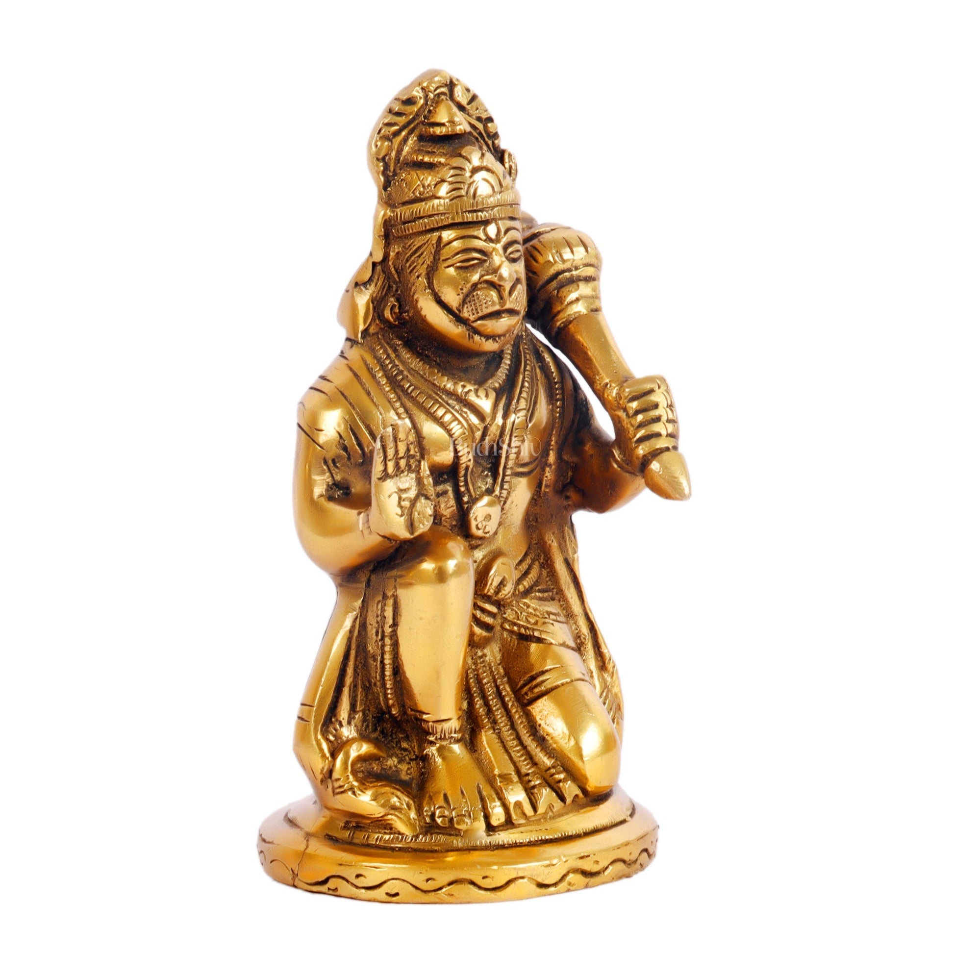 Pure Brass Lord Hanuman Statue | 5.75 inch Height
