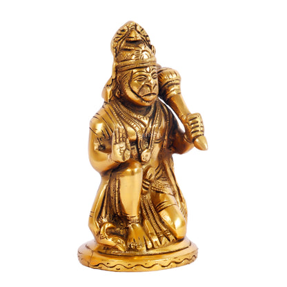 Pure Brass Lord Hanuman Statue | 5.75 inch Height