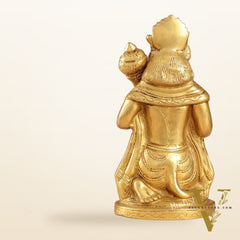 Pure Brass Lord Hanuman Statue | 5.75 inch