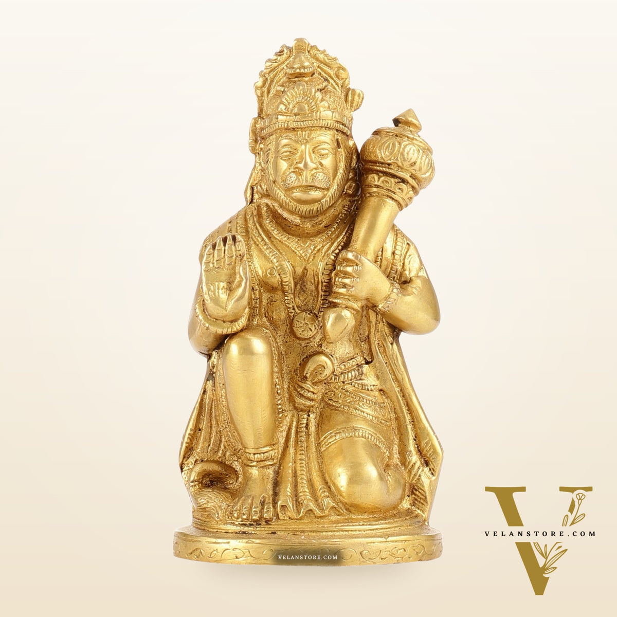 Pure Brass Lord Hanuman Statue | 5.75 inch