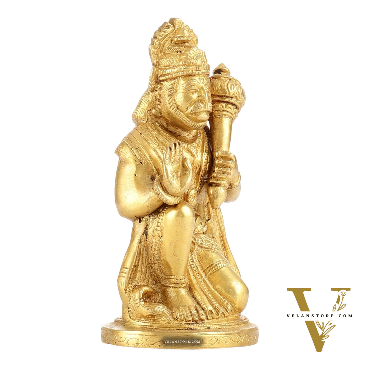 Pure Brass Lord Hanuman Statue | 5.75 inch