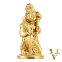 Pure Brass Lord Hanuman Statue | 5.75 inch