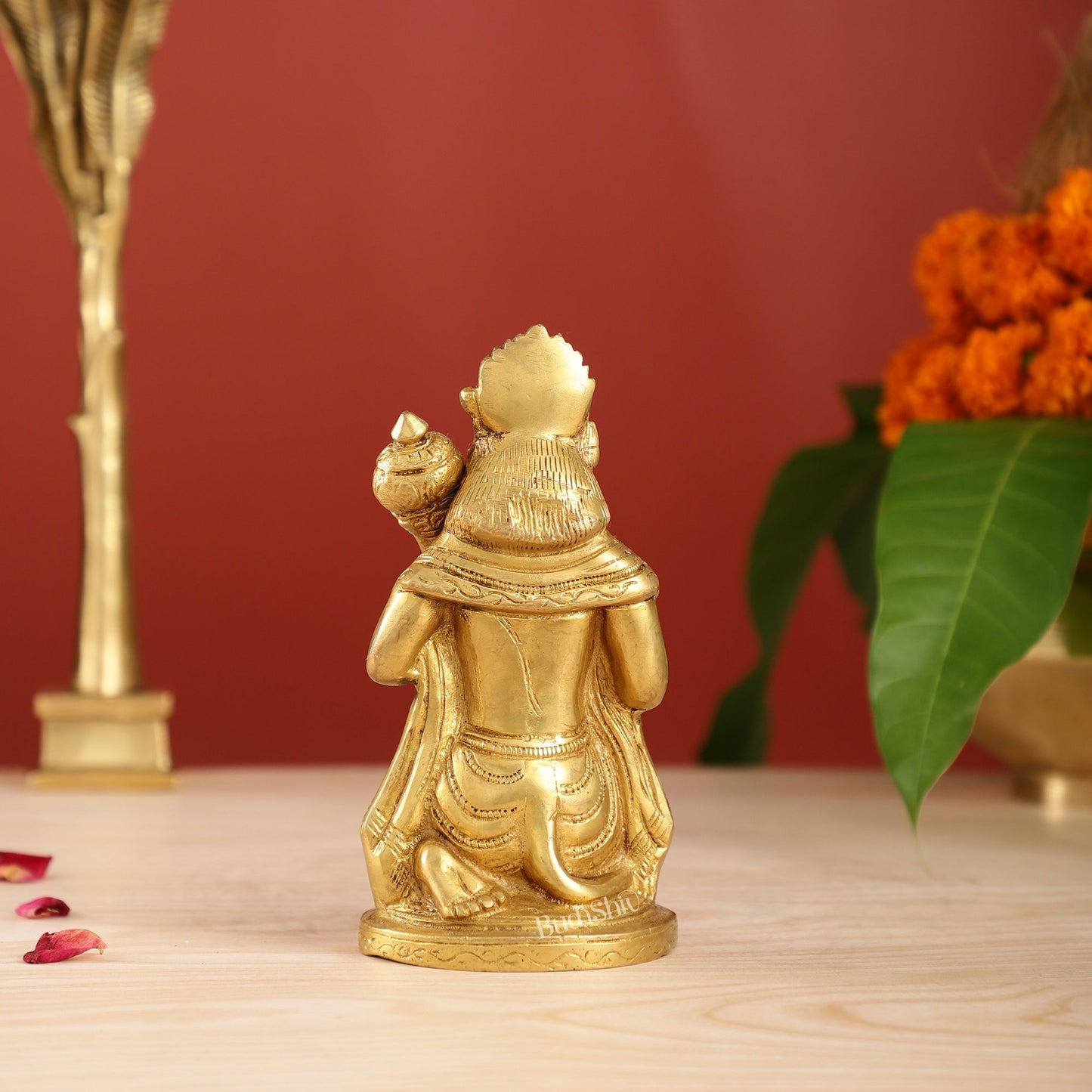 Pure Brass Lord Hanuman Statue | 5.75 inch