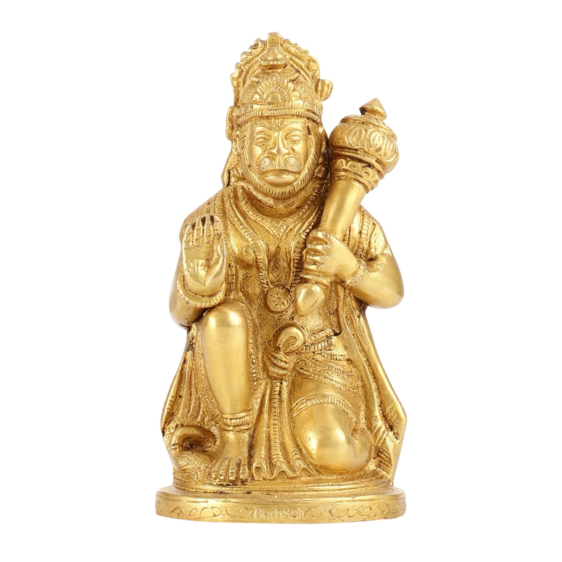 Pure Brass Lord Hanuman Statue | 5.75 inch