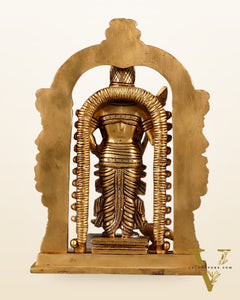 Pure Brass Lord Murugan Swamy statue 9"