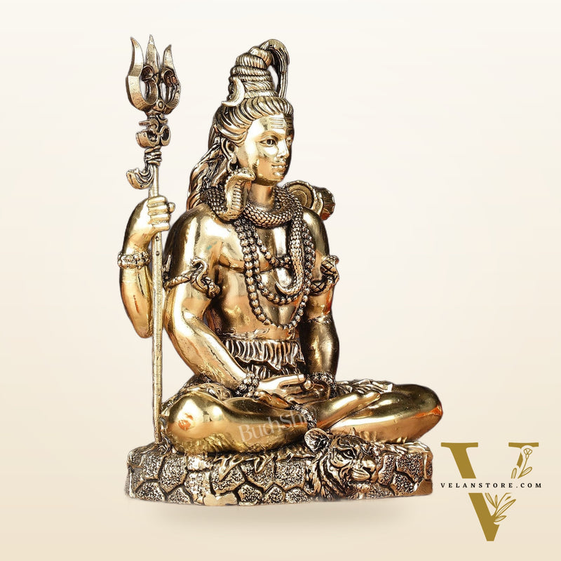 Pure Brass Lord Shiva Idol