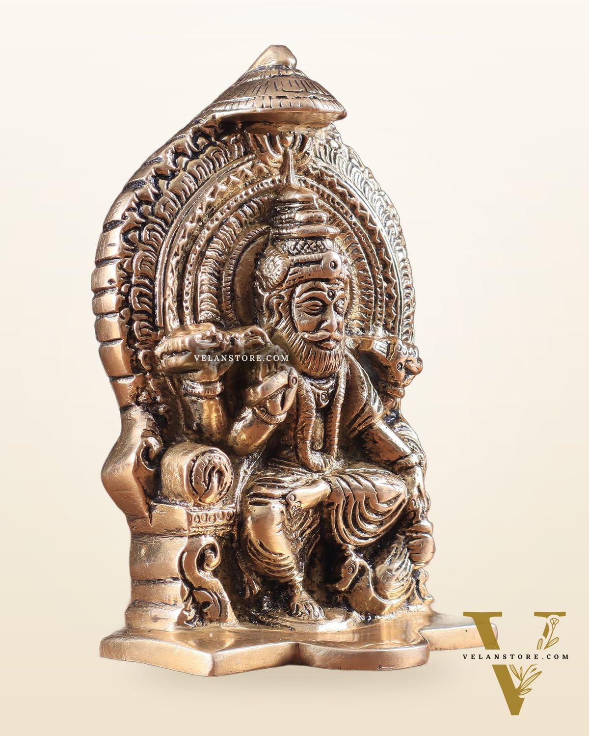 Pure Brass Lord Vishwakarma Idol 5.5"