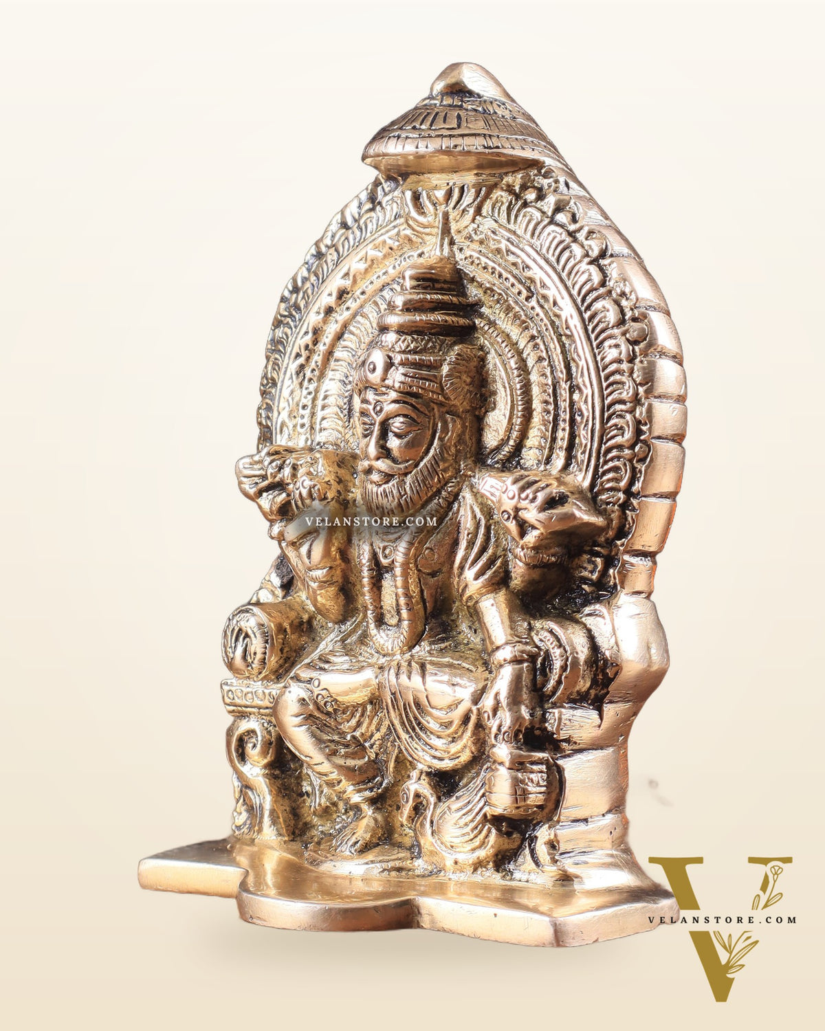 Pure Brass Lord Vishwakarma Idol 5.5"