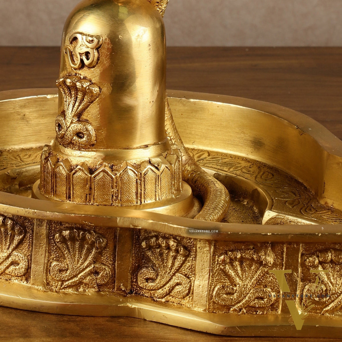 Pure Brass Mahakaal Shiva Lingam | 8x12x10 Inch