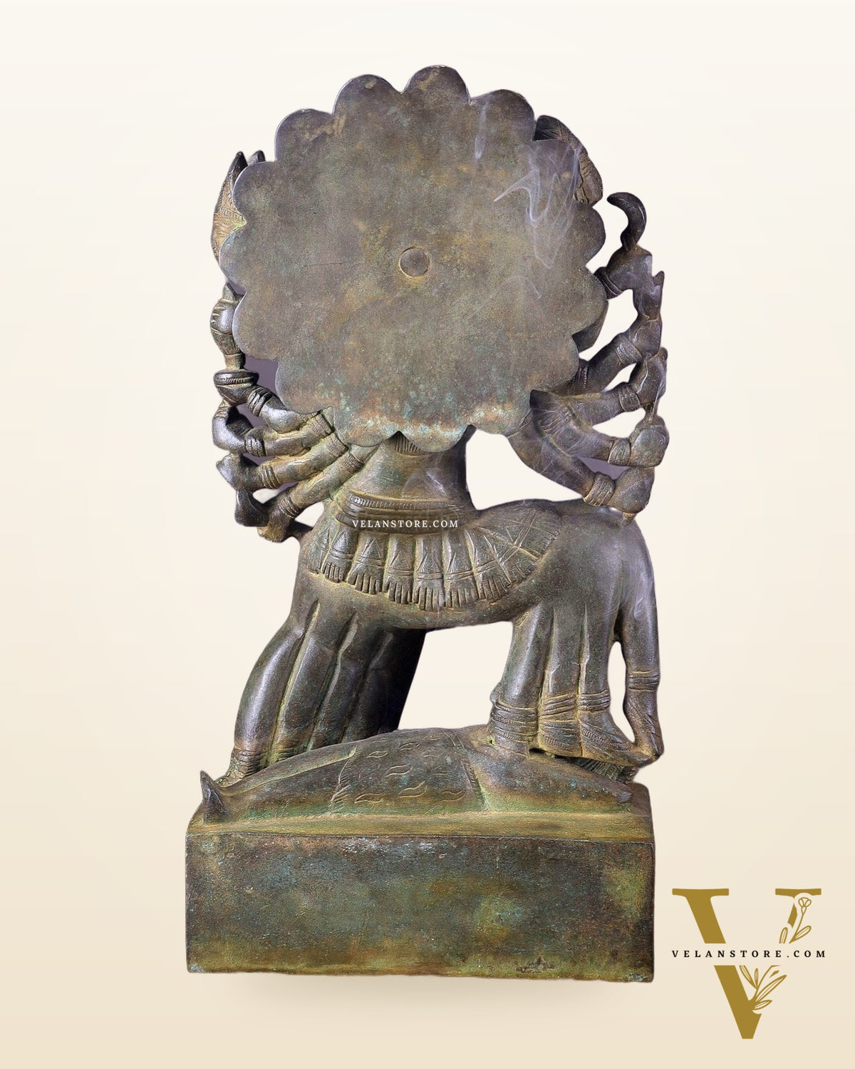 Pure Brass mahavidya Mahakali Statue Idol 15"