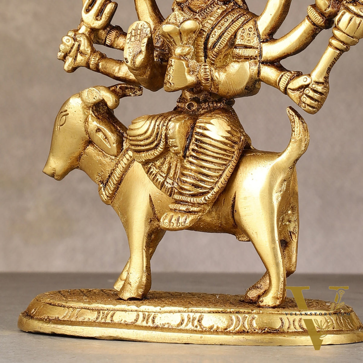 Pure Brass Meldi Mata Idol 5.5 inch