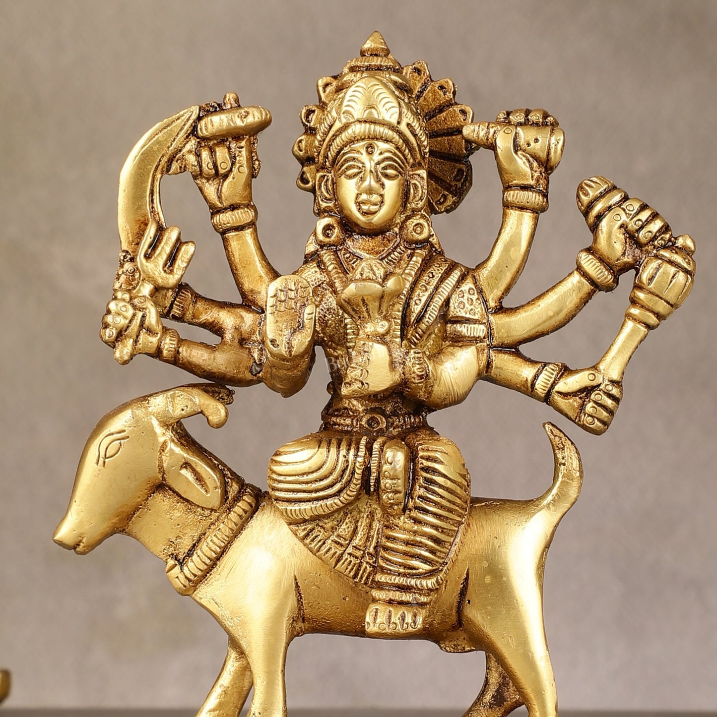 Pure Brass Meldi Mata Idol 5.5 inch