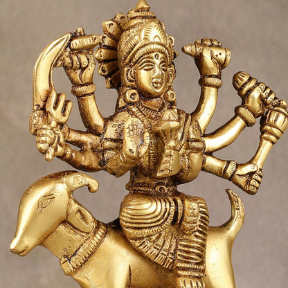 Pure Brass Meldi Mata Idol 5.5 inch