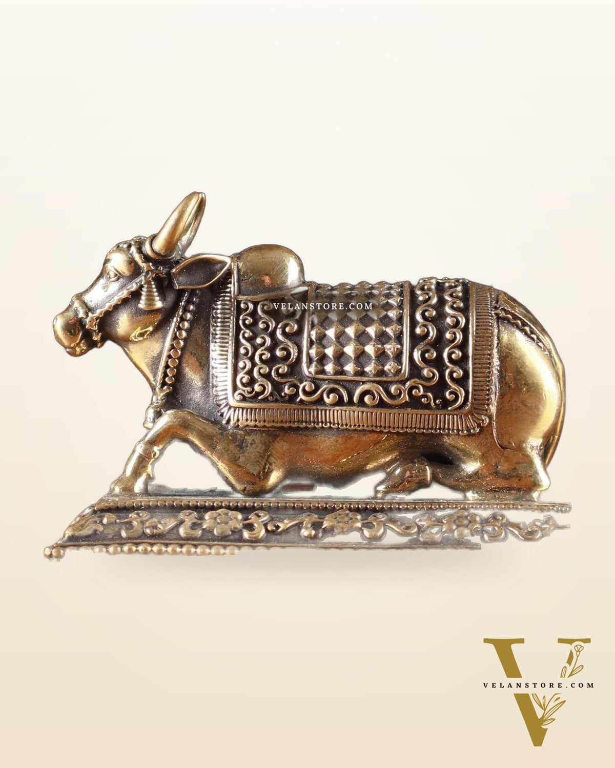 Pure Brass nandi Idol – Superfine, 4"