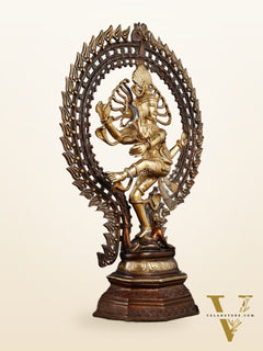 Pure Brass Nataraja Statue - 30 Inch Divine Masterpiece