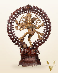 Pure Brass Nataraja Statue - Height 17"