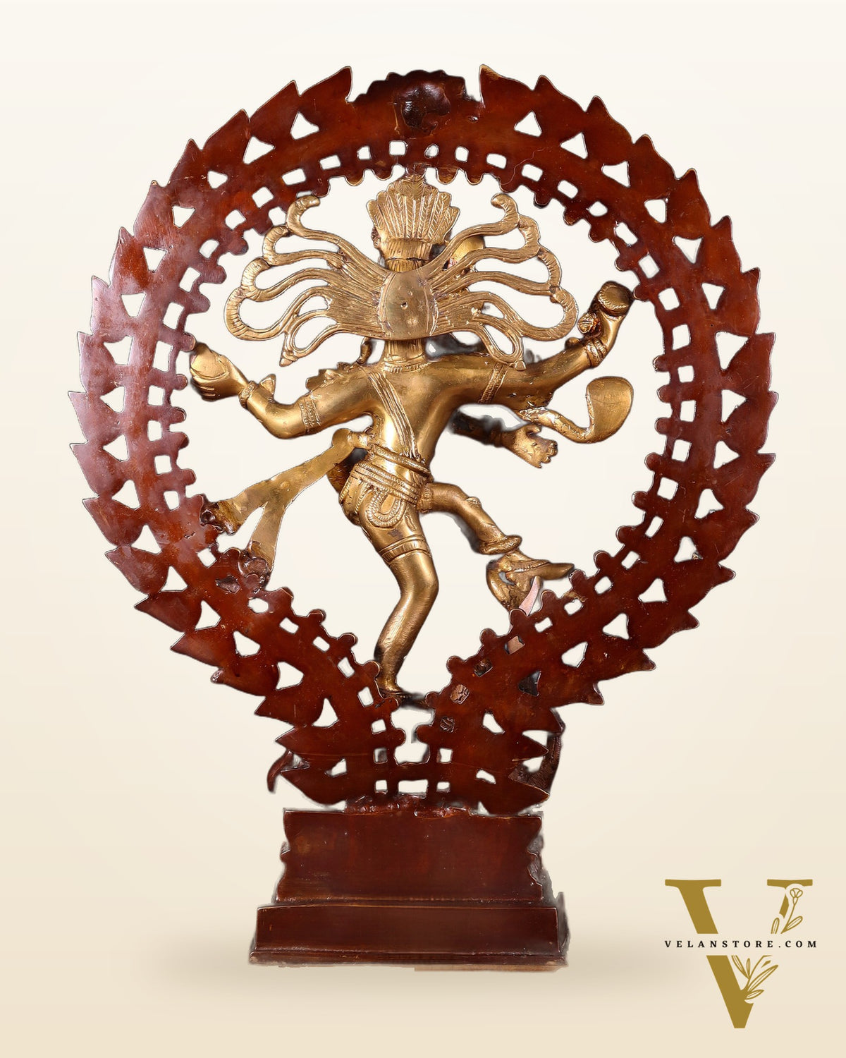 Pure Brass Nataraja Statue - Height 17"