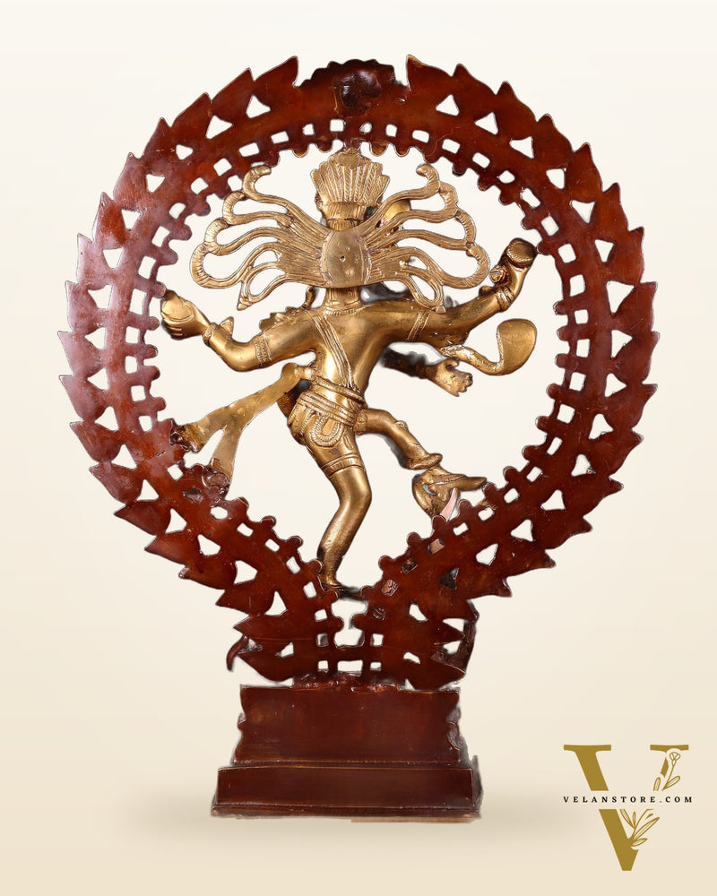 Pure Brass Nataraja Statue - Height 17"