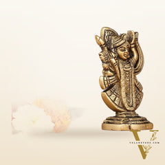 Pure Brass Nathdwara Shreenath Ji Idol 5"
