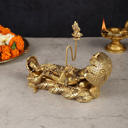 Pure Brass Padmanabha Swamy Idol 8"