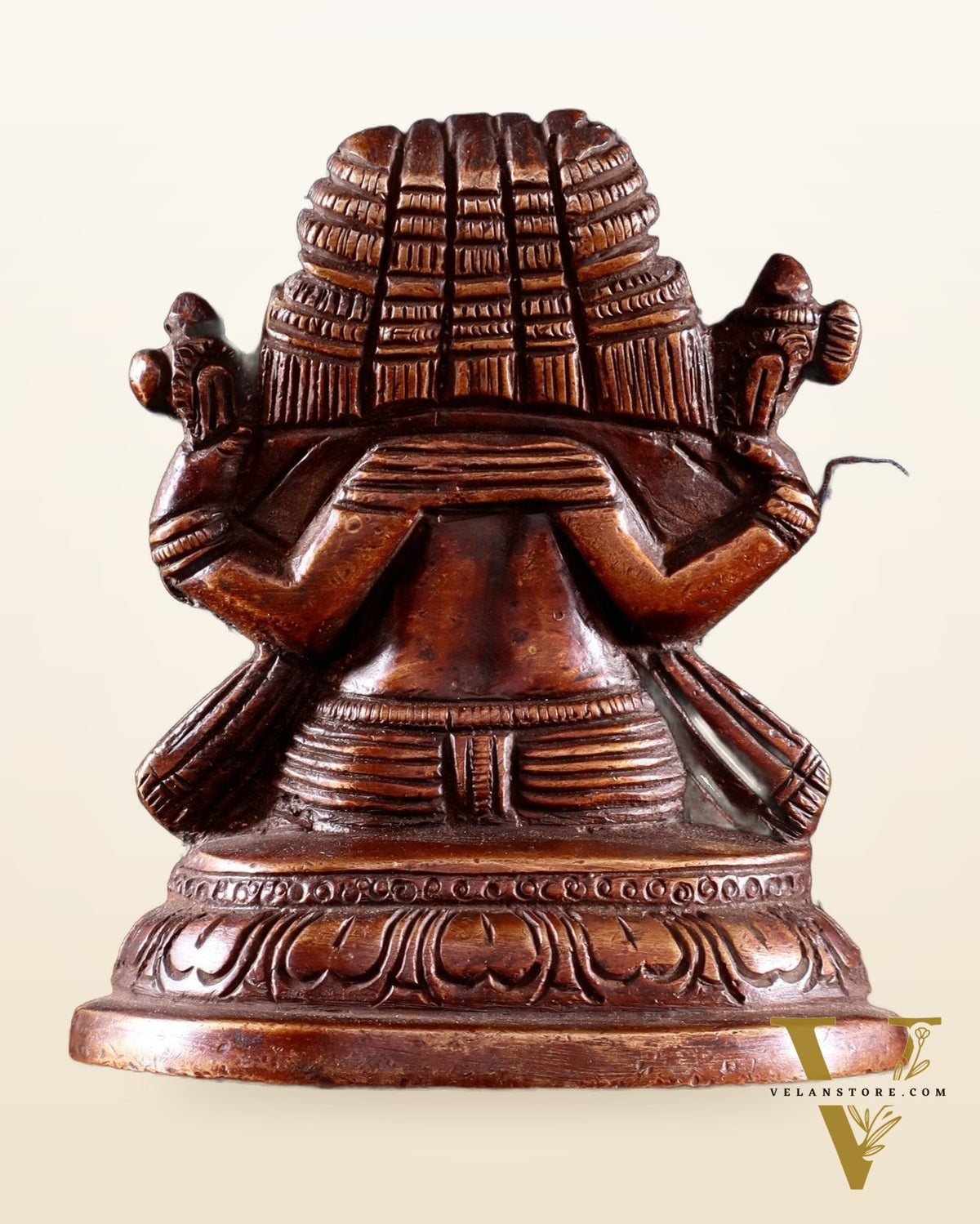 Pure Brass Panchmukhi Ganapati Idol 3.5"