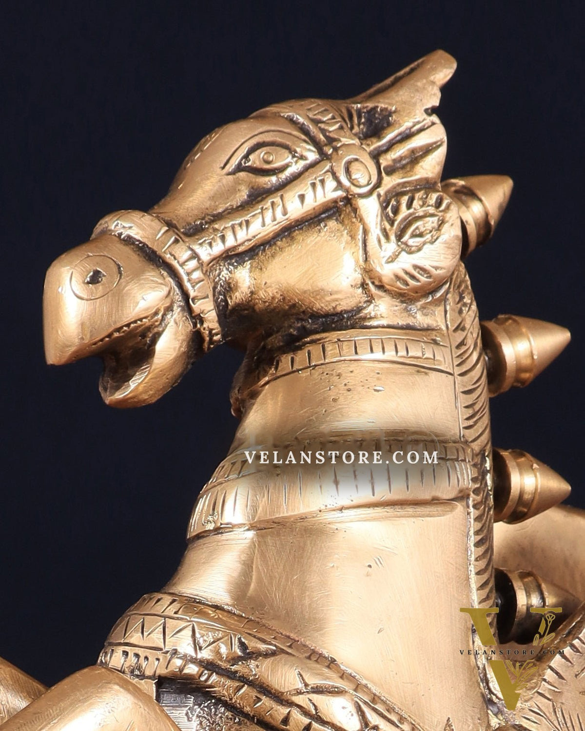 Pure Brass Pegasus Flying Horse Statue with Wings | Elegant Showpiece - 9 Inches matte tone