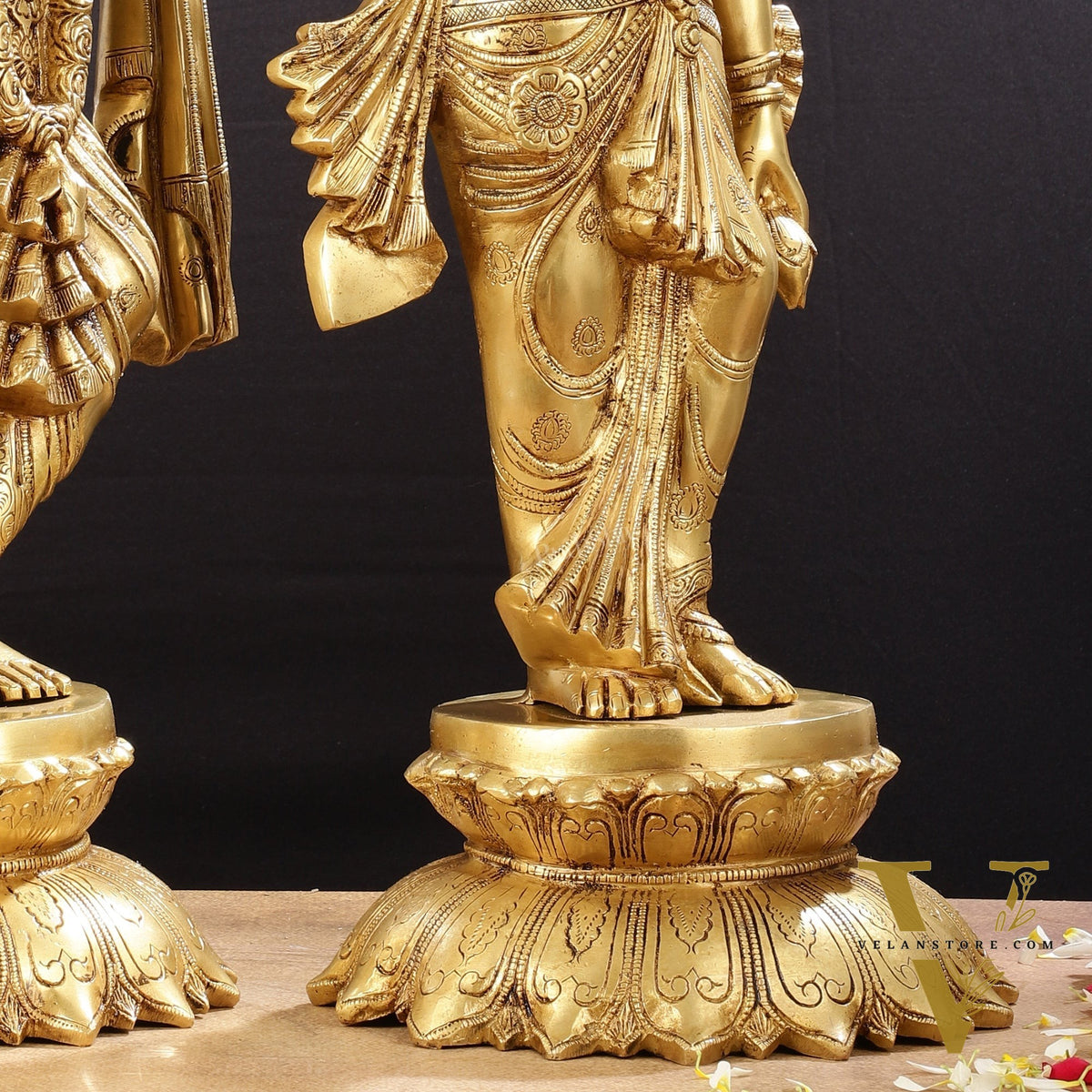 Pure Brass Radha Krishna idols 27 inch