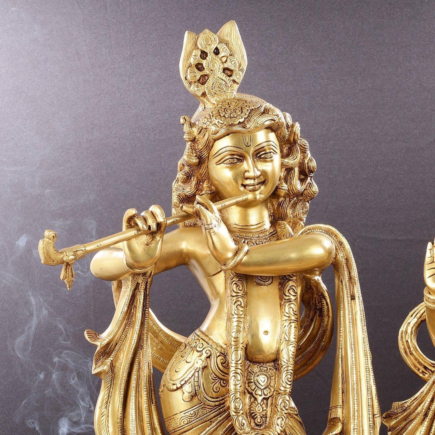 Pure Brass Radha Krishna idols 27 inch