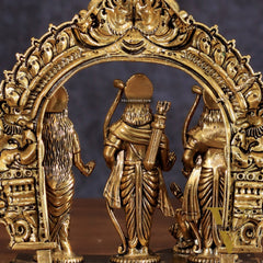Pure Brass Ram Darbar Intricate Lightweight Idol - 6"