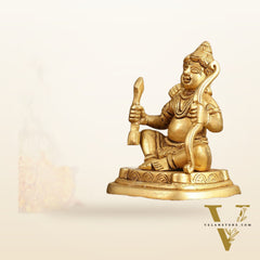 Pure Brass Ram Lalla Idol - 5 Inch Height