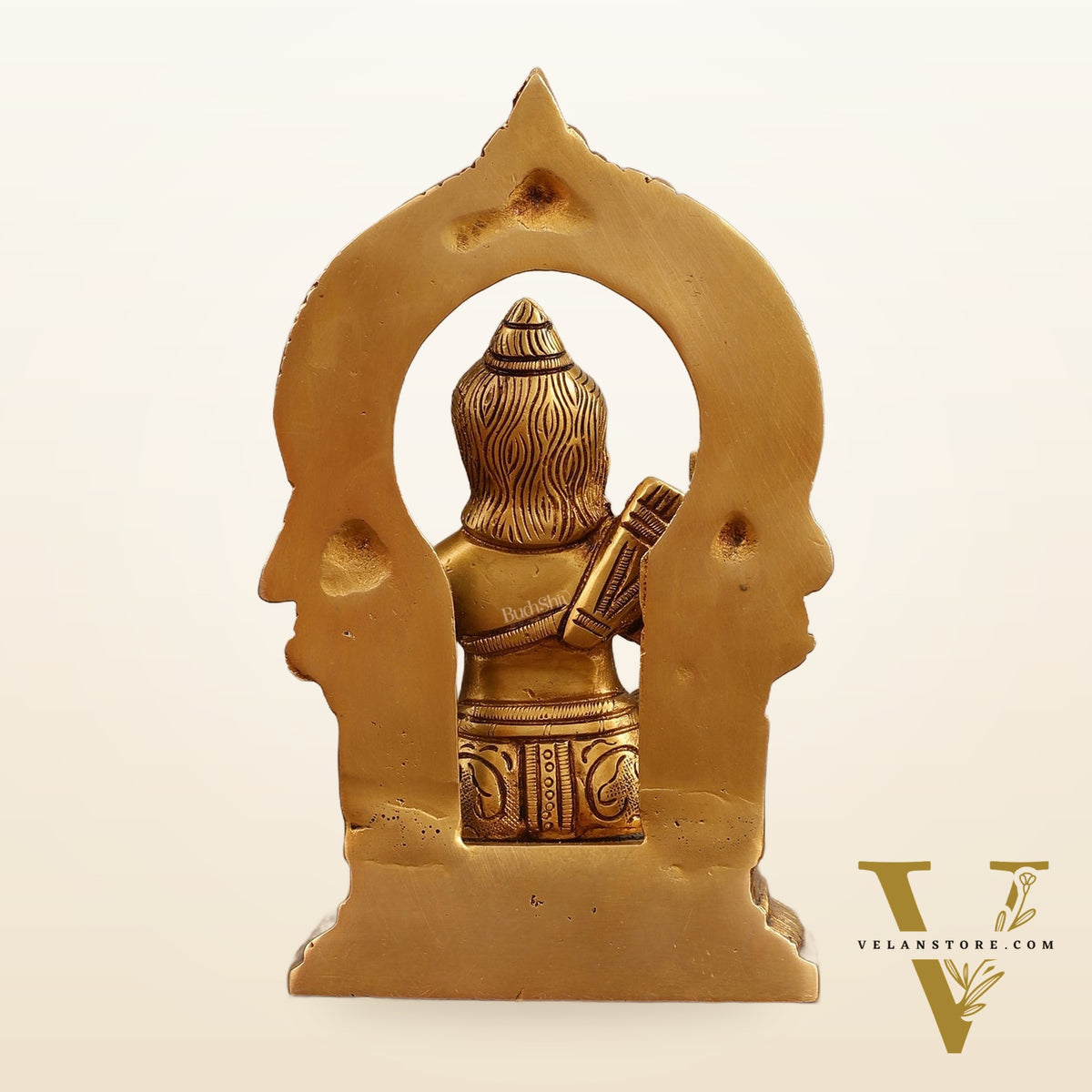 Pure Brass Ram Lalla Idol - 6.5 Inch | Exquisite Hindu God Statue