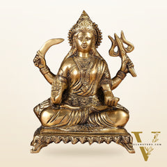 Pure Brass Santoshi Mata Idol 9"