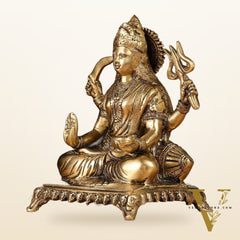 Pure Brass Santoshi Mata Idol 9"