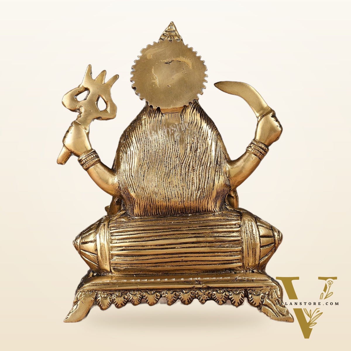 Pure Brass Santoshi Mata Idol 9"