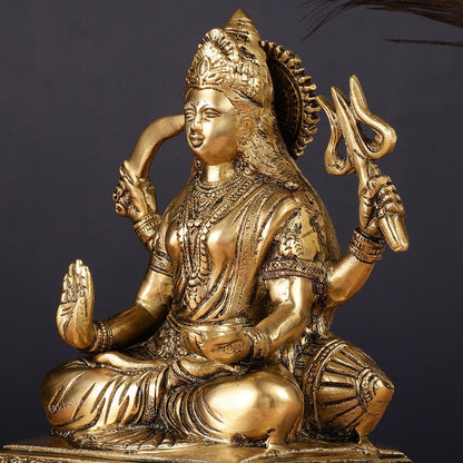 Pure Brass Santoshi Mata Idol 9"
