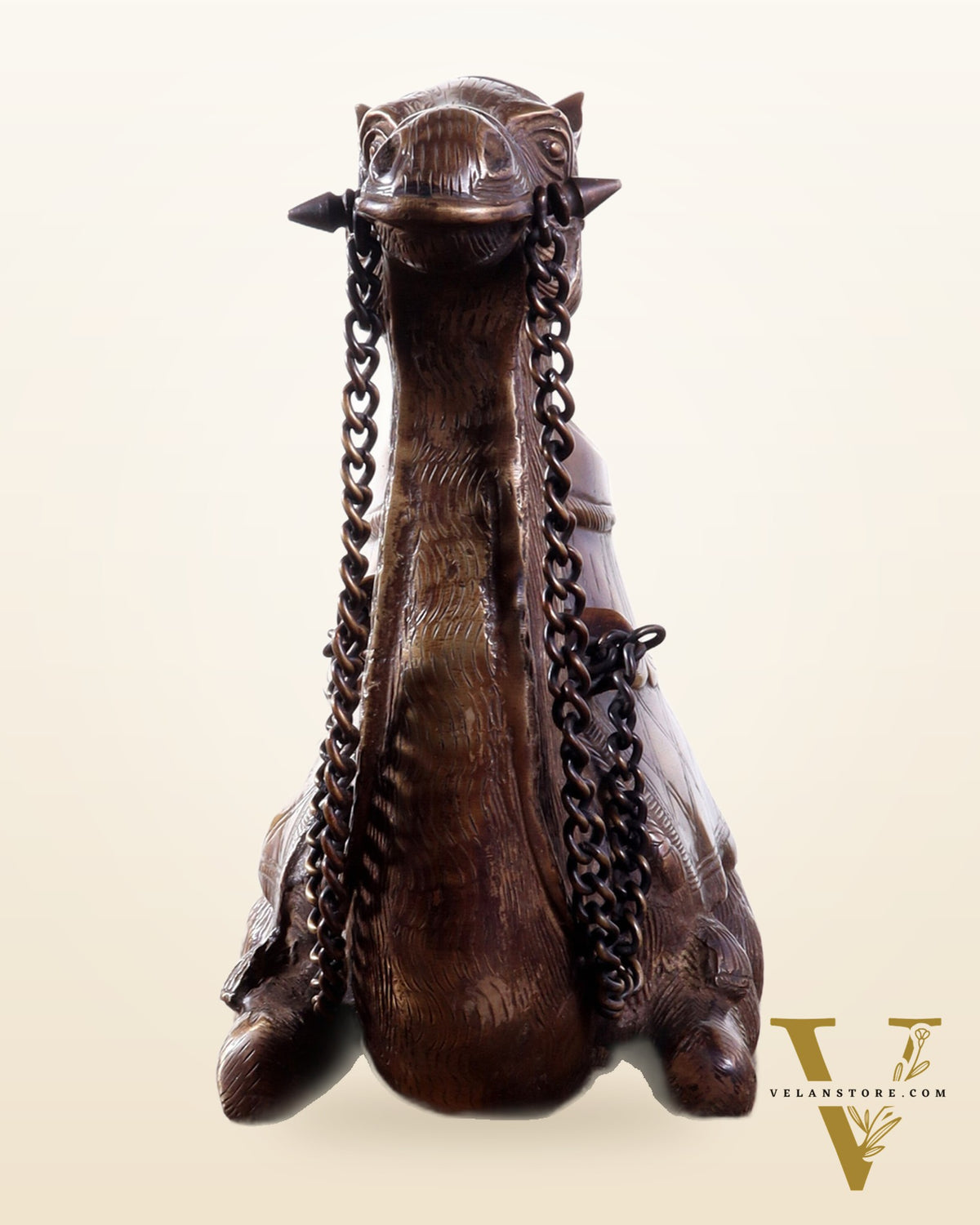 Pure Brass Seated Camel Statue – Vastu Approved Décor for Home or Office